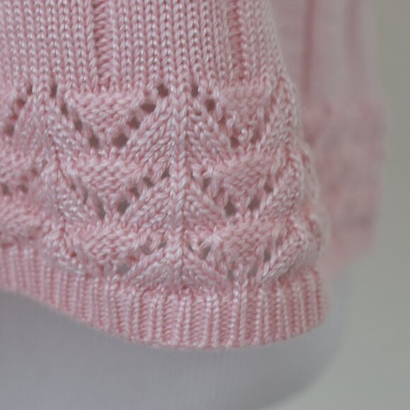Vintage‎ 80s Pullover Pink Knit Top - Picture 9 of 10
